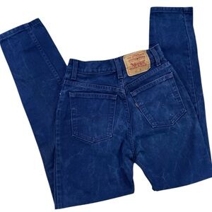 Vintage 90s Dark Wash Denim Jeans Size 5 M